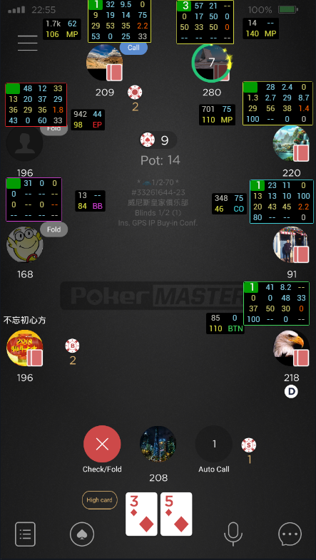 Hand2Note IN-JOY HUD Poker Master Dynamic